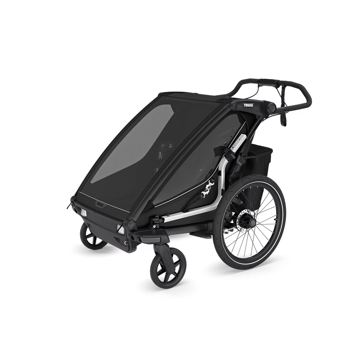 Chariot Cross 2 Double Child Carrier with Cycling & Strolling Kit