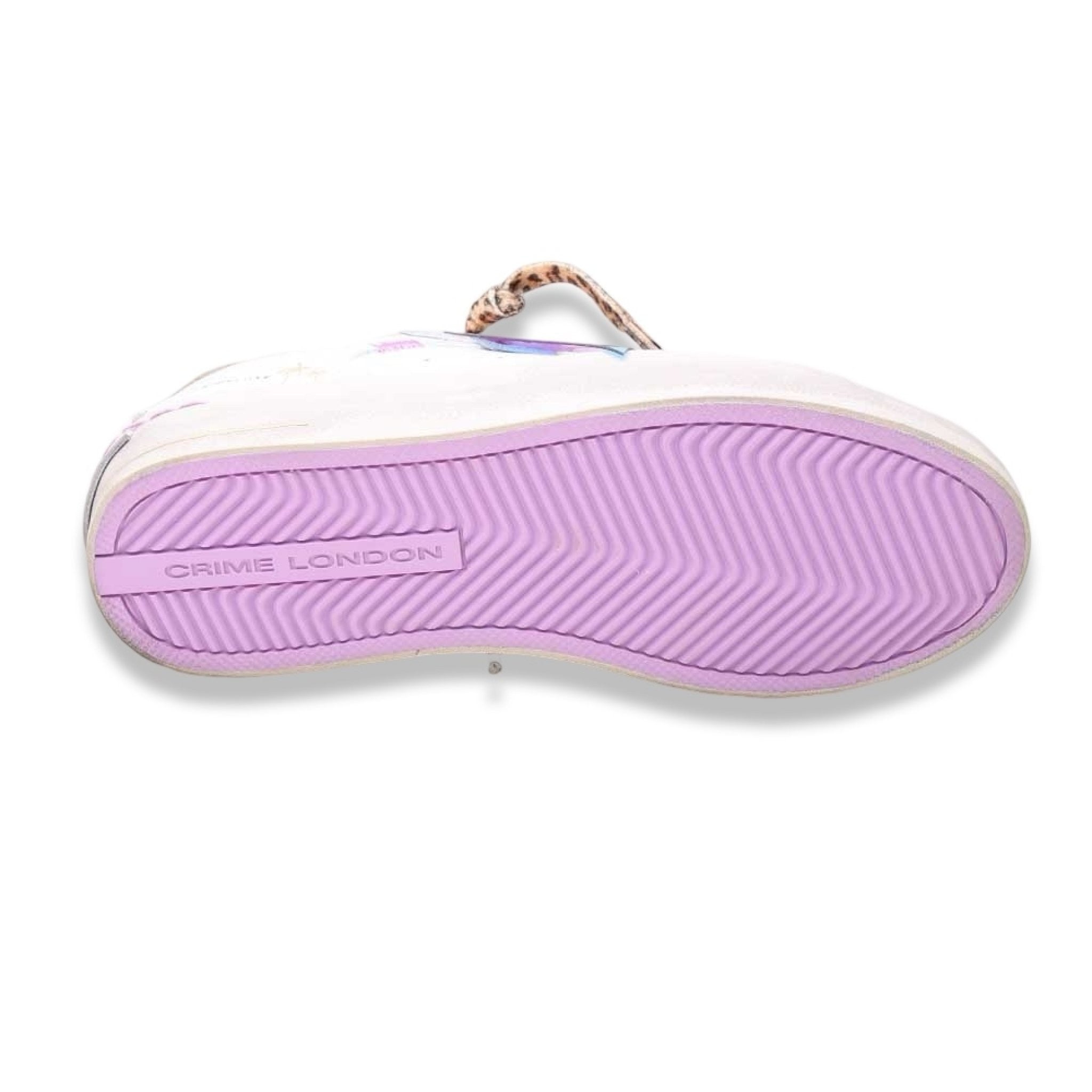 Crime london sk8 deluxe white nude