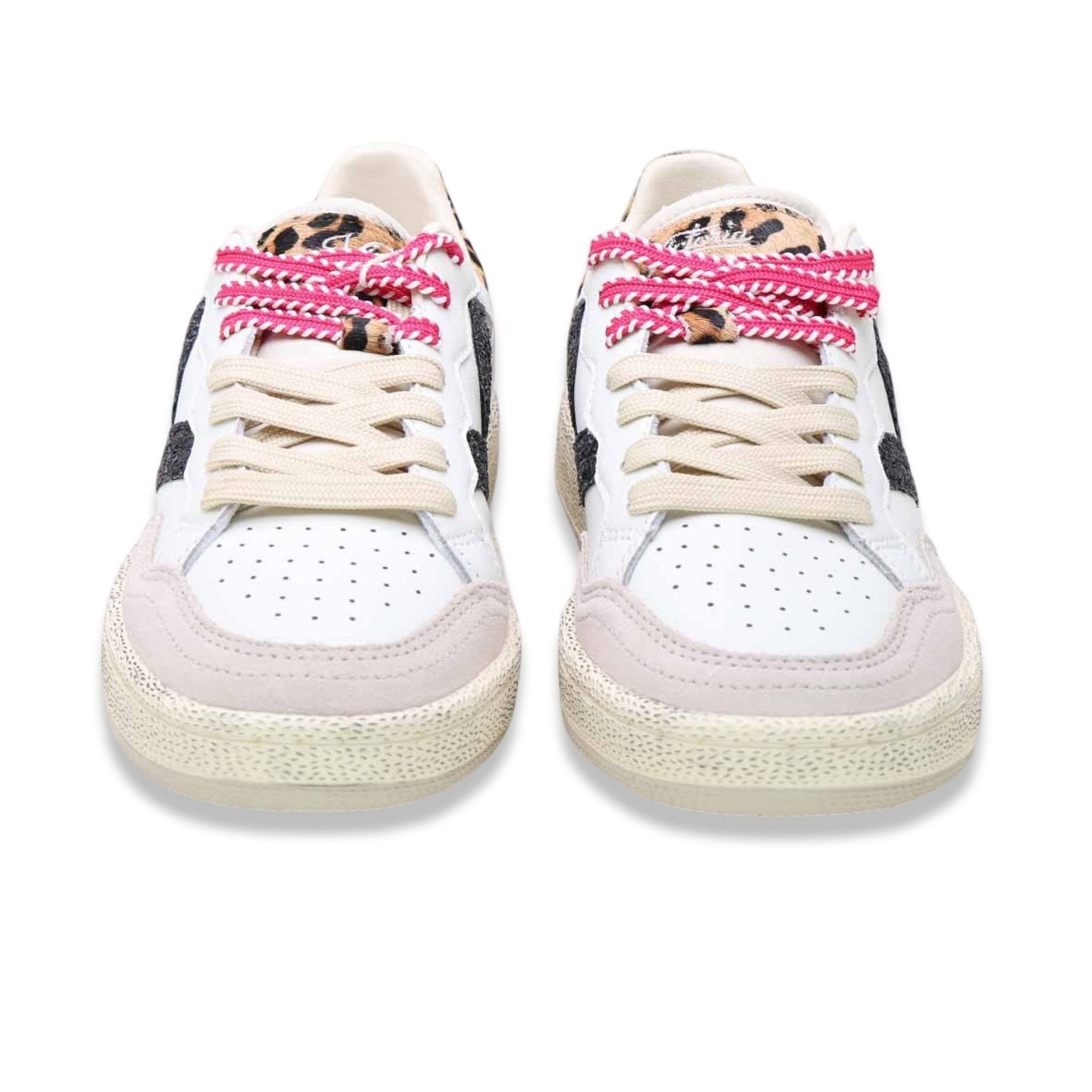 Victoria smash glam blanco leopardato