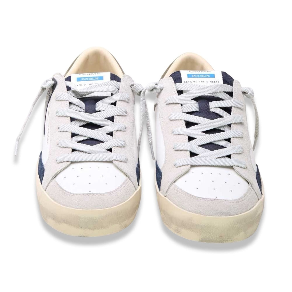 Crime London sk8 deluxe white green