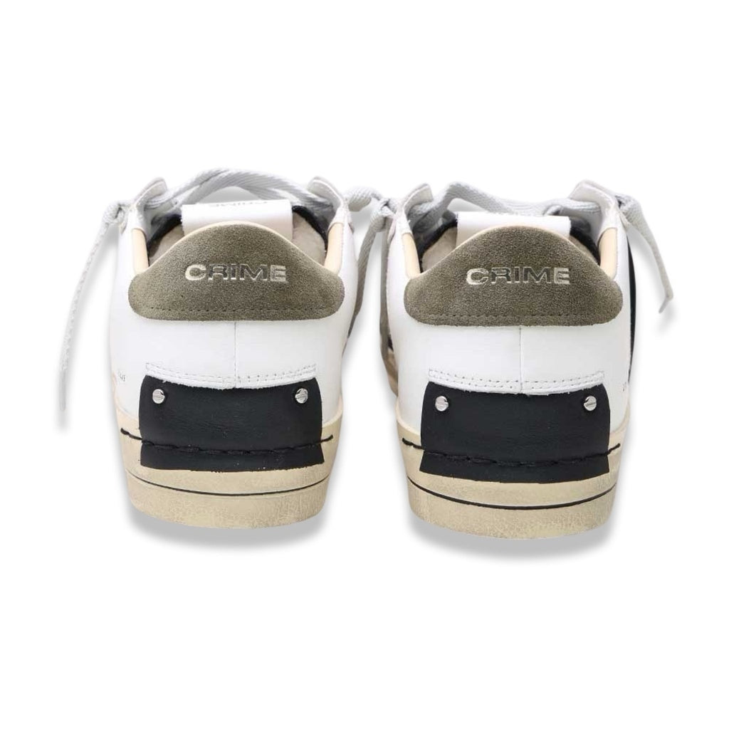 Crime London sk8 deluxe white green