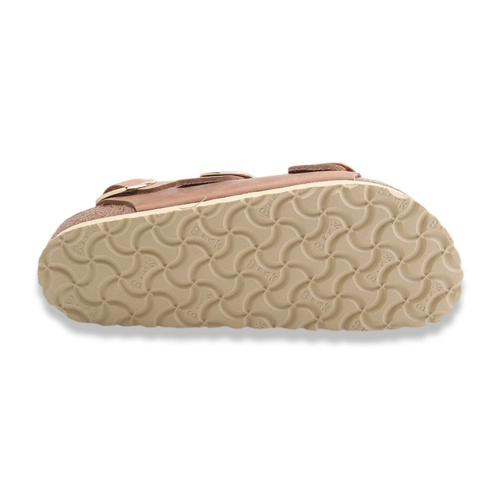 Birkenstock milano big buckle cognac