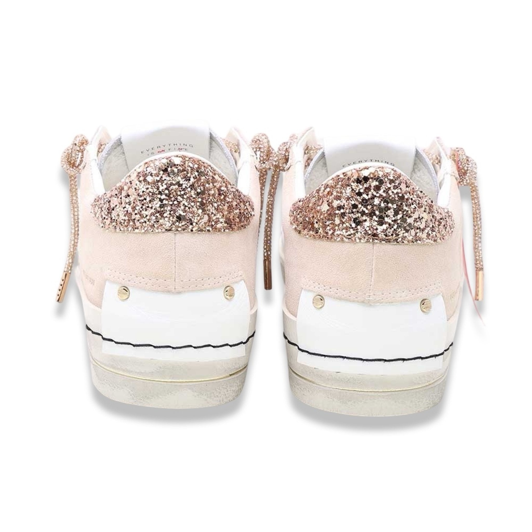 Crime london sk8 deluxe wedge beige
