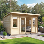 BillyOh Fraya Pent Log Cabin - Modern Garden Office Room