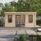 BillyOh Fraya Pent Log Cabin - Modern Garden Office Room