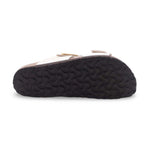 Birkenstock sidney buckle pearl white