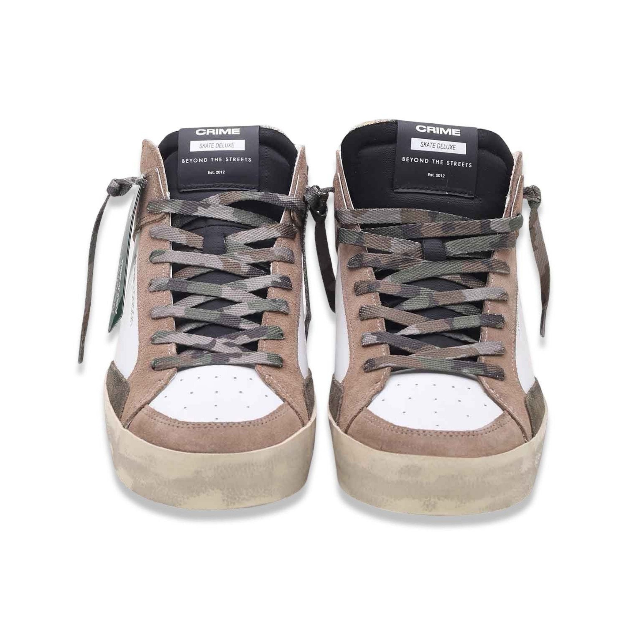 Crime London Sk8 Deluxe Mid Cocunut