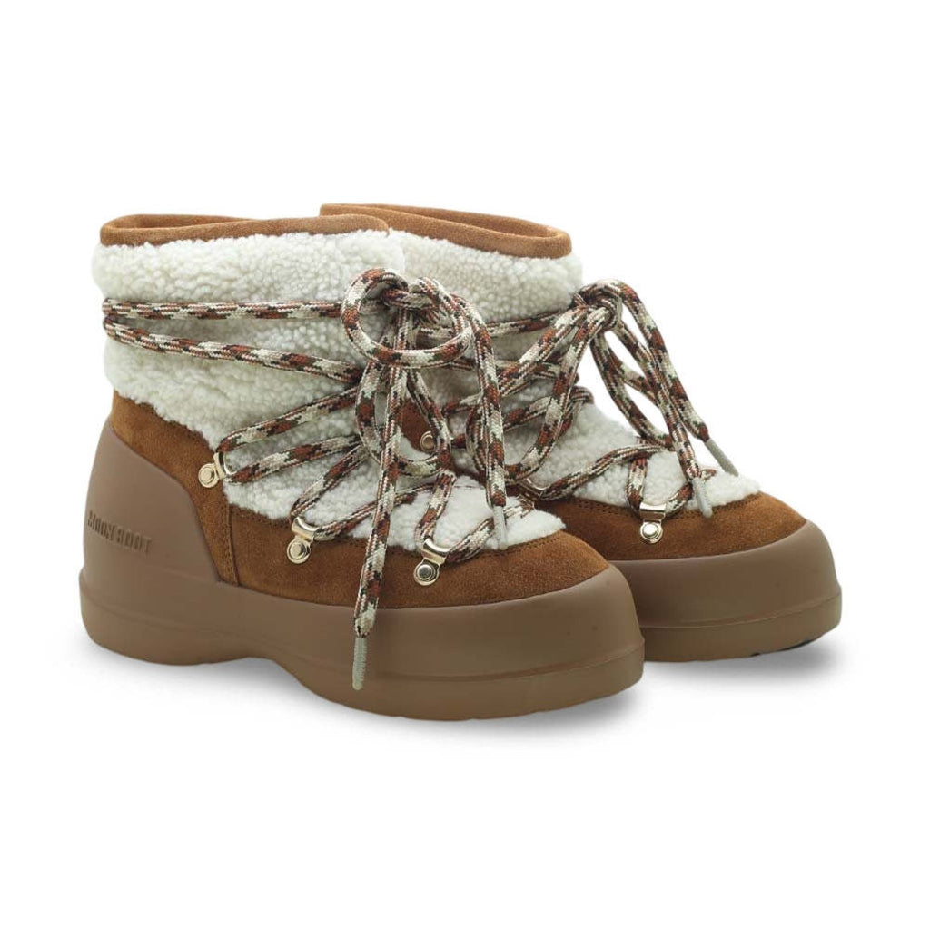 Moon boot luna shearling whiskey