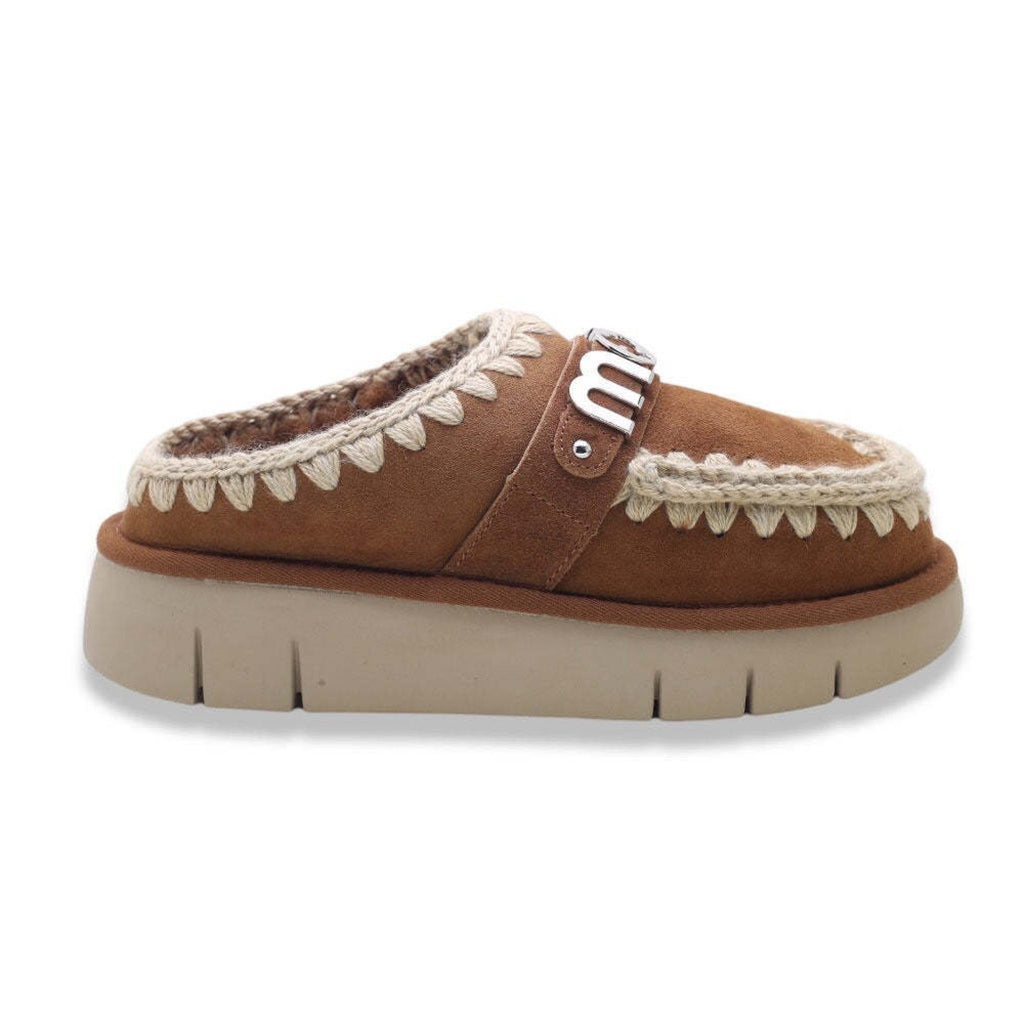 Mou bounce clog cognac