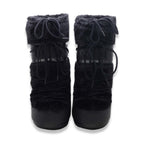 Moon boot  icon faux fur black