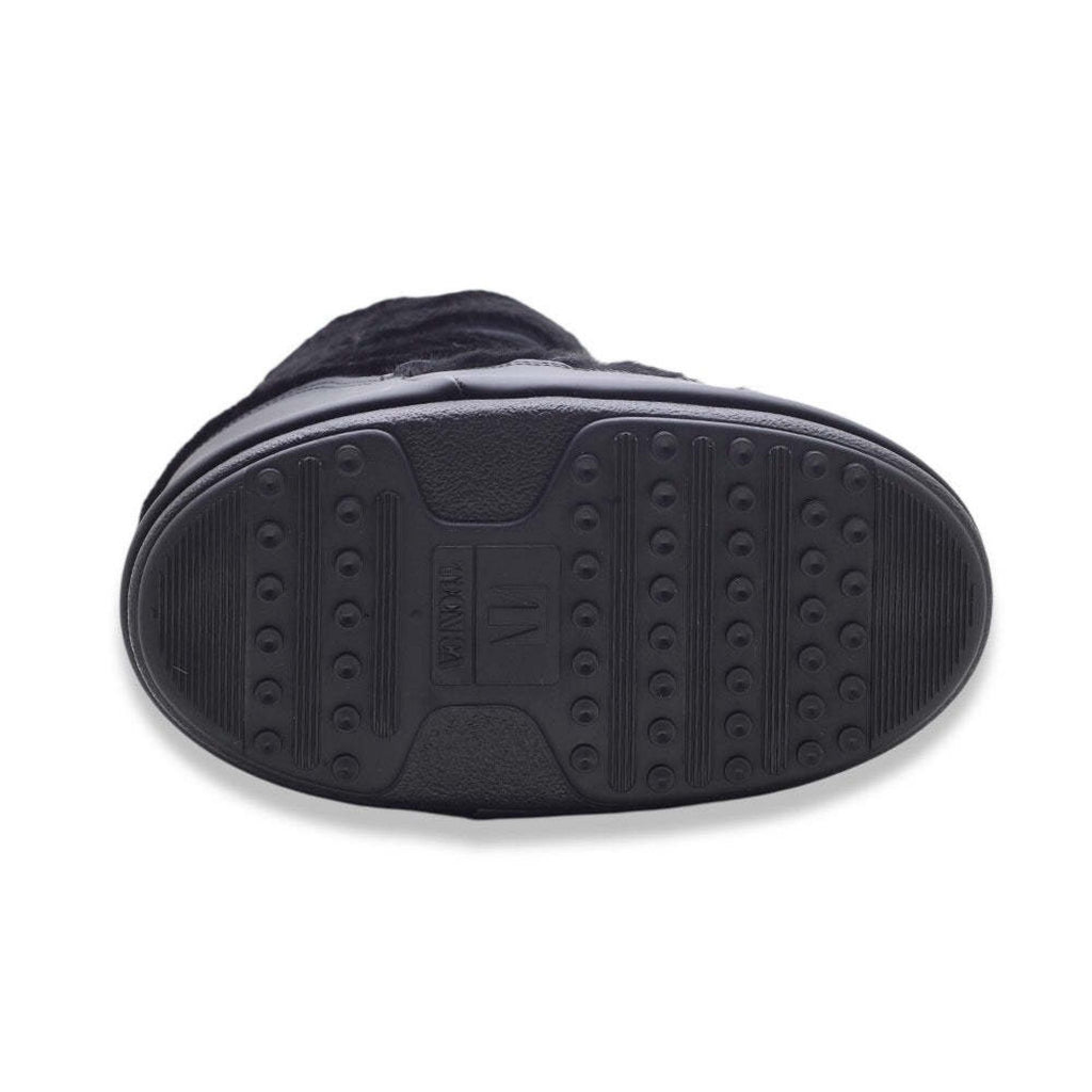 Moon boot  icon faux fur black