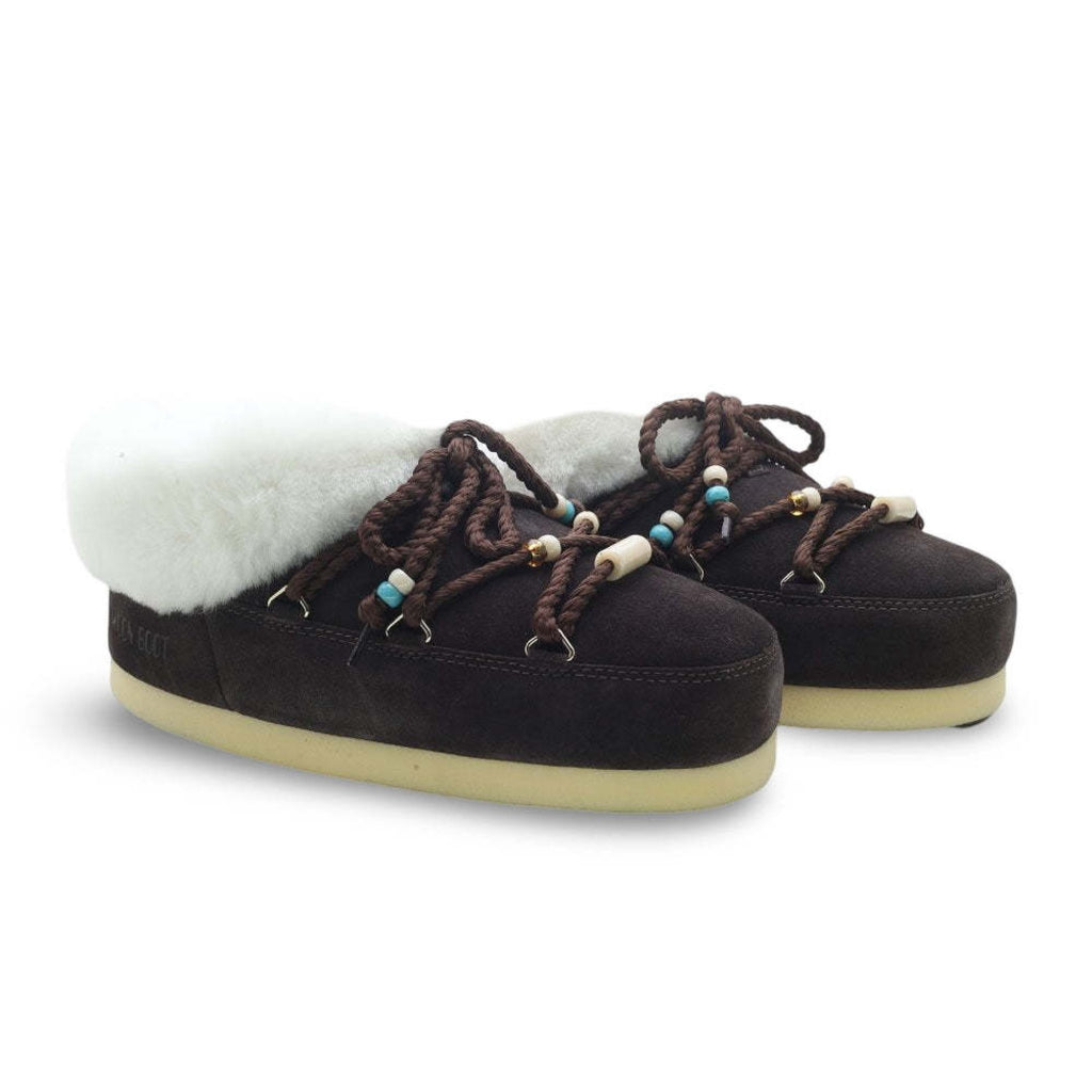 Moon boot mule suede brown