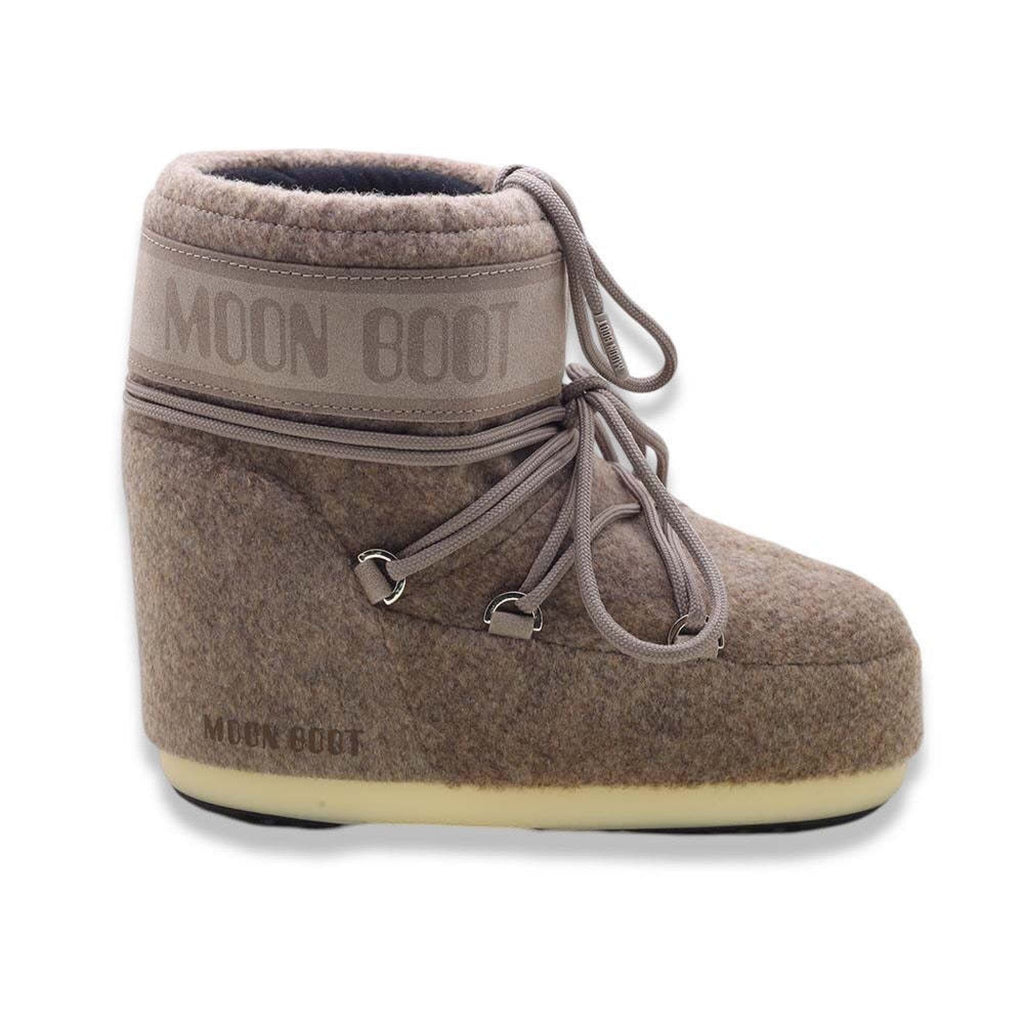 Moon boot icon low felt beige
