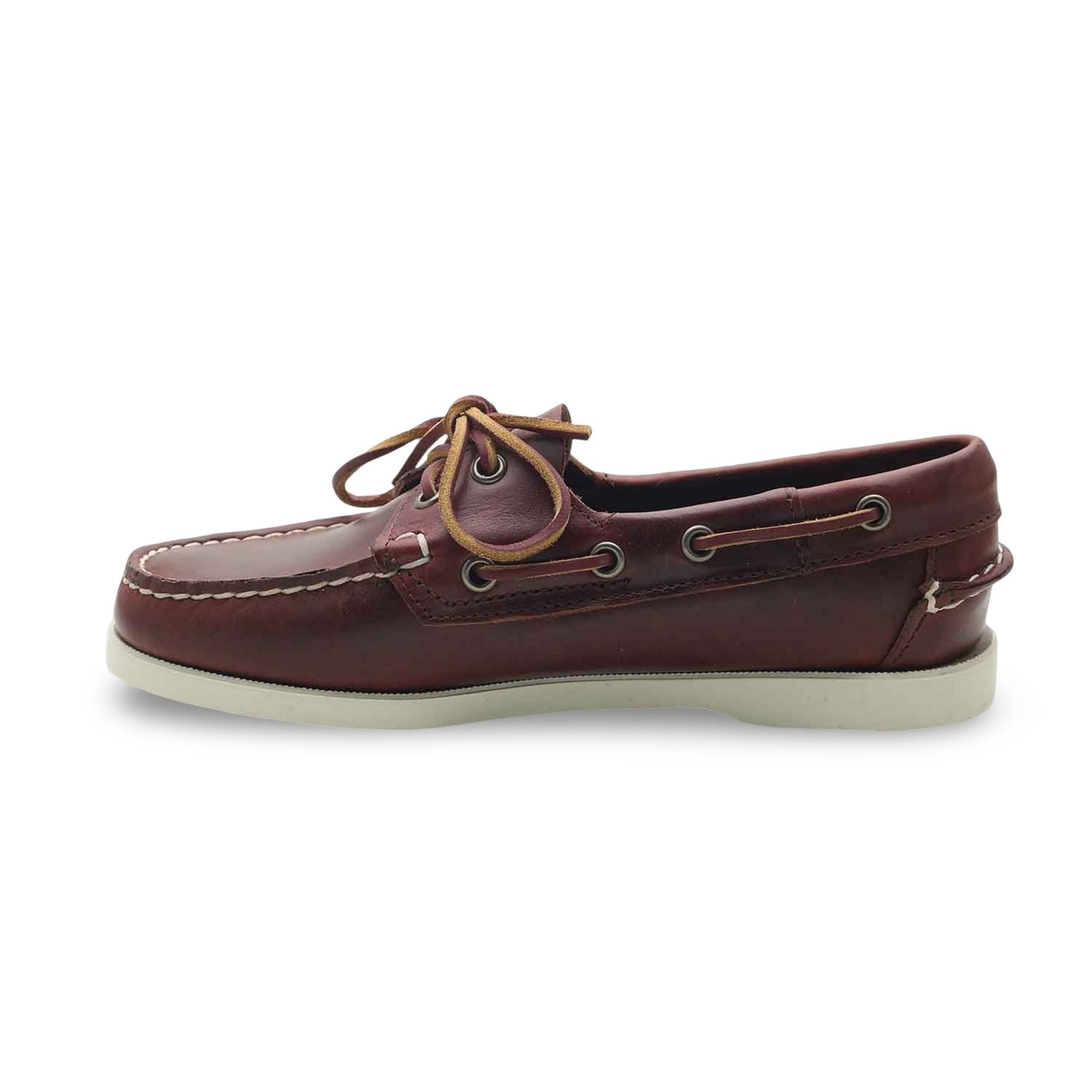 Sebago docksides porland brown man