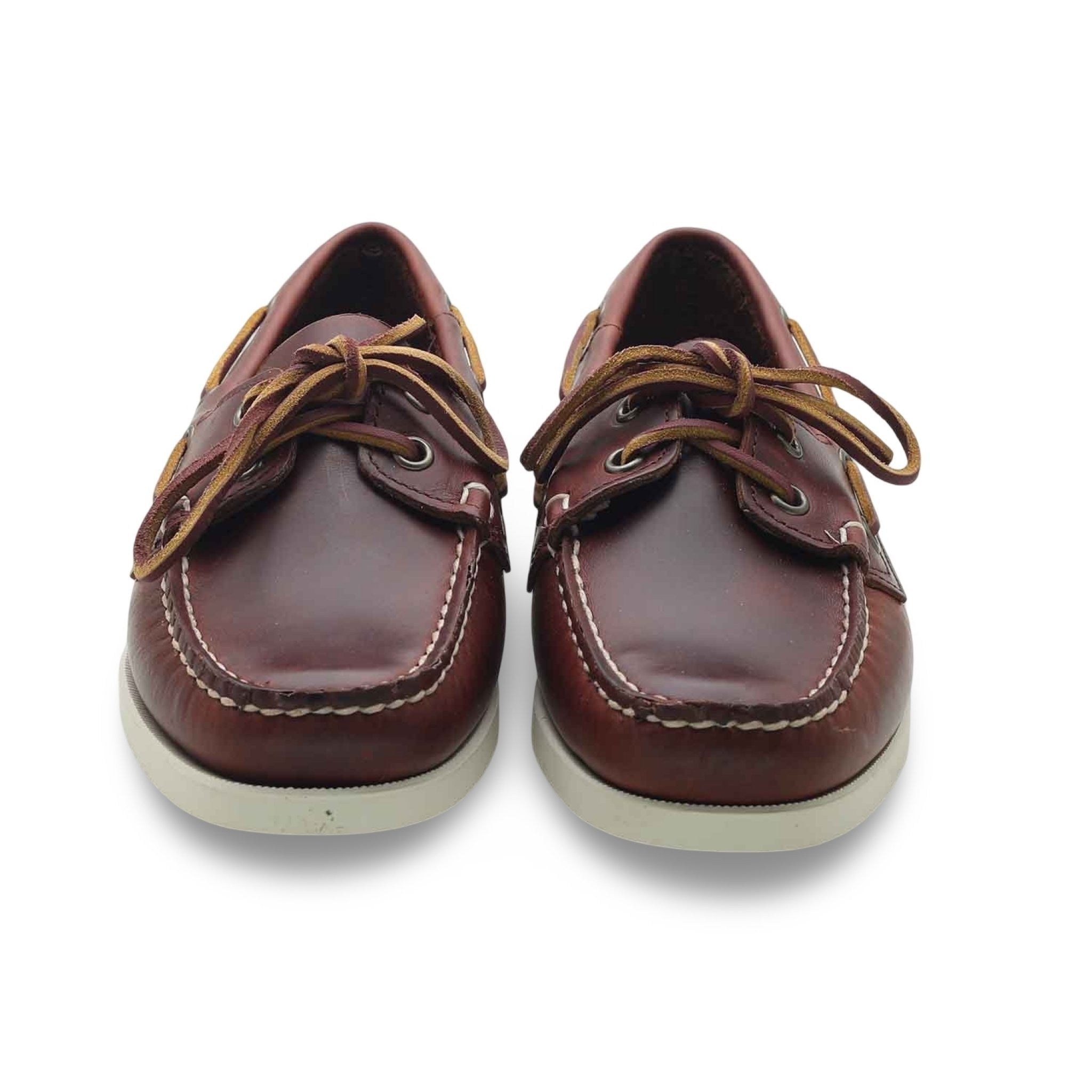 Sebago docksides porland brown man
