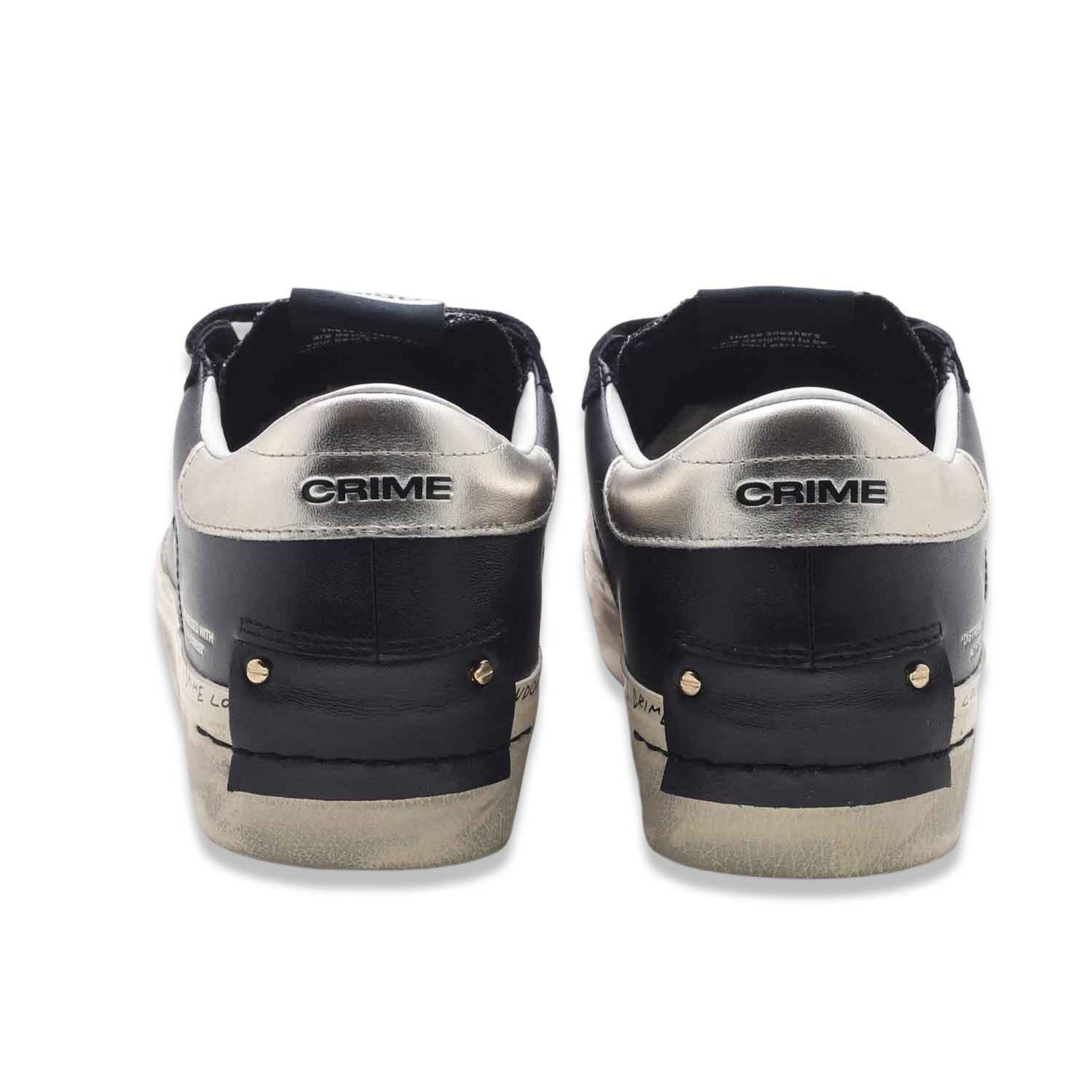 Crime London Distressed Black Gold