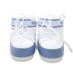 Moon boot icon low nylon elephant grey white