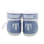 Moon boot icon low nylon elephant grey white