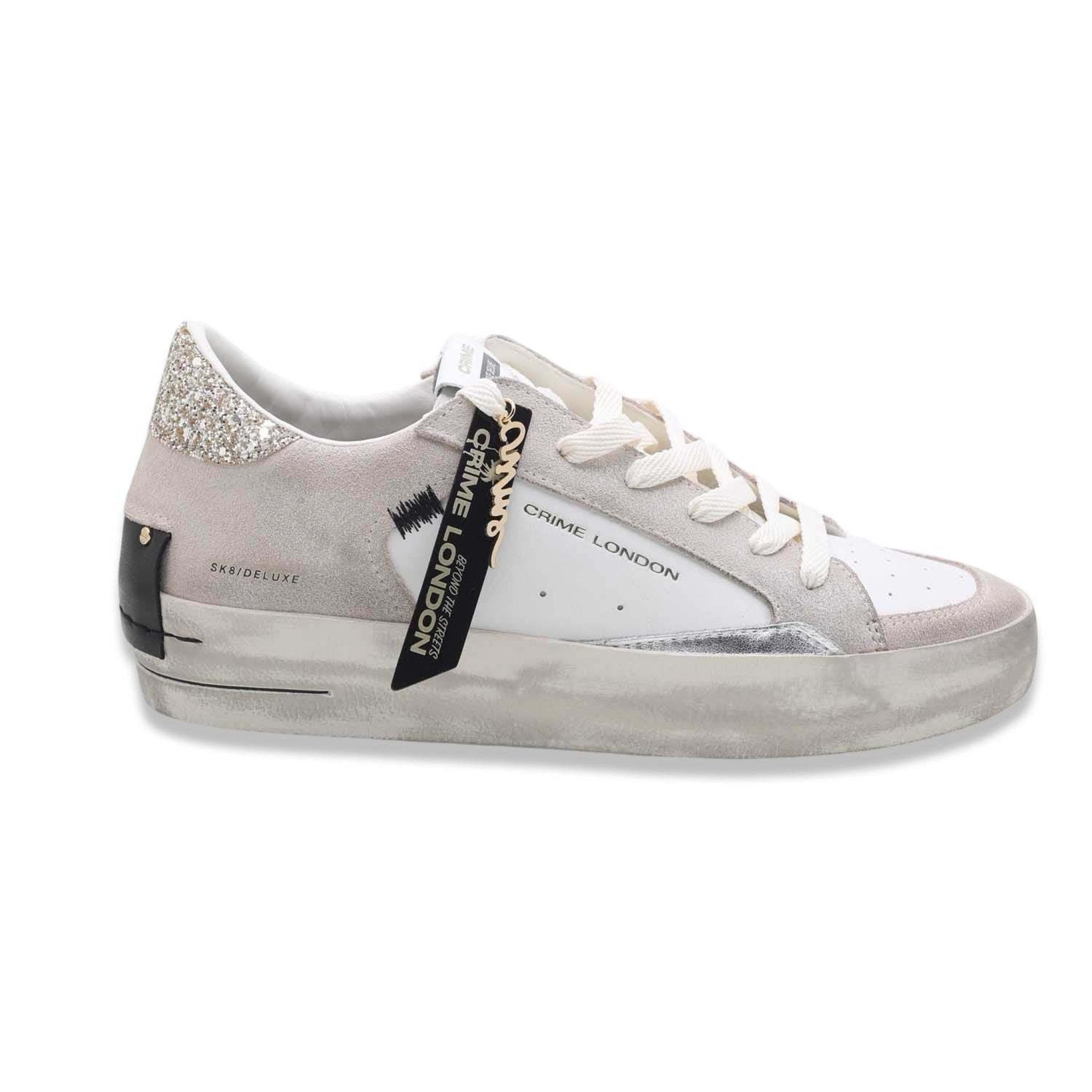 Crime London Sk8 Deluxe Wedge Sand