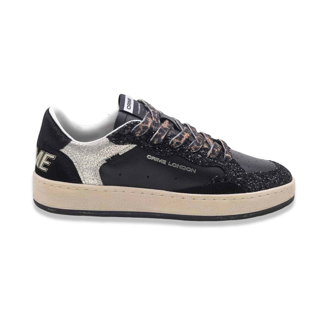 Crime London Chelsea Black Leopard