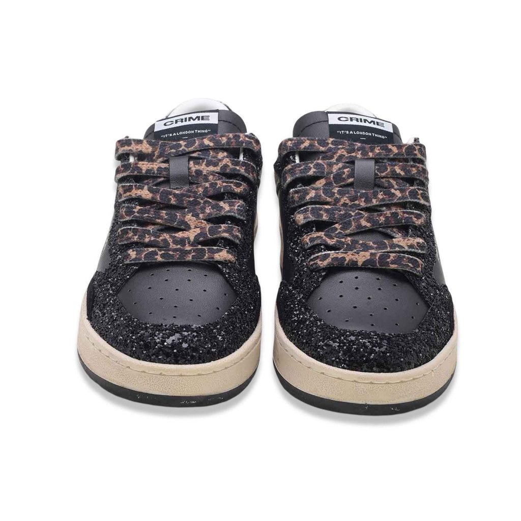 Crime London Chelsea Black Leopard