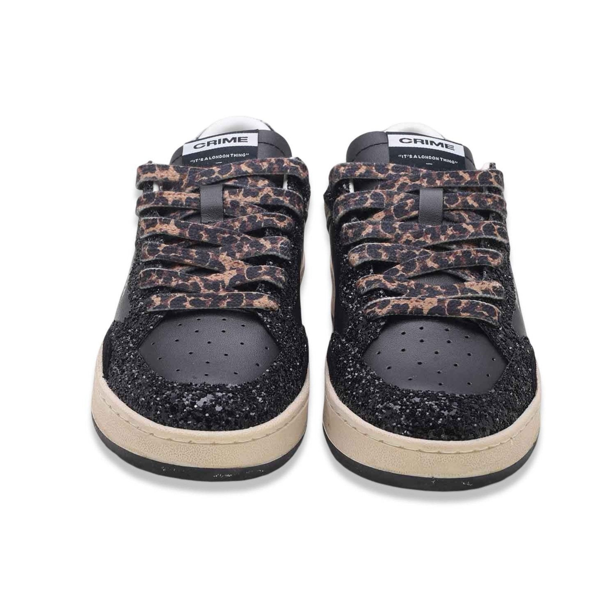 Crime London Chelsea Black Leopard