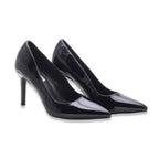 Steve Madden Secured Black Patent