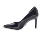 Steve Madden Secured Black Patent