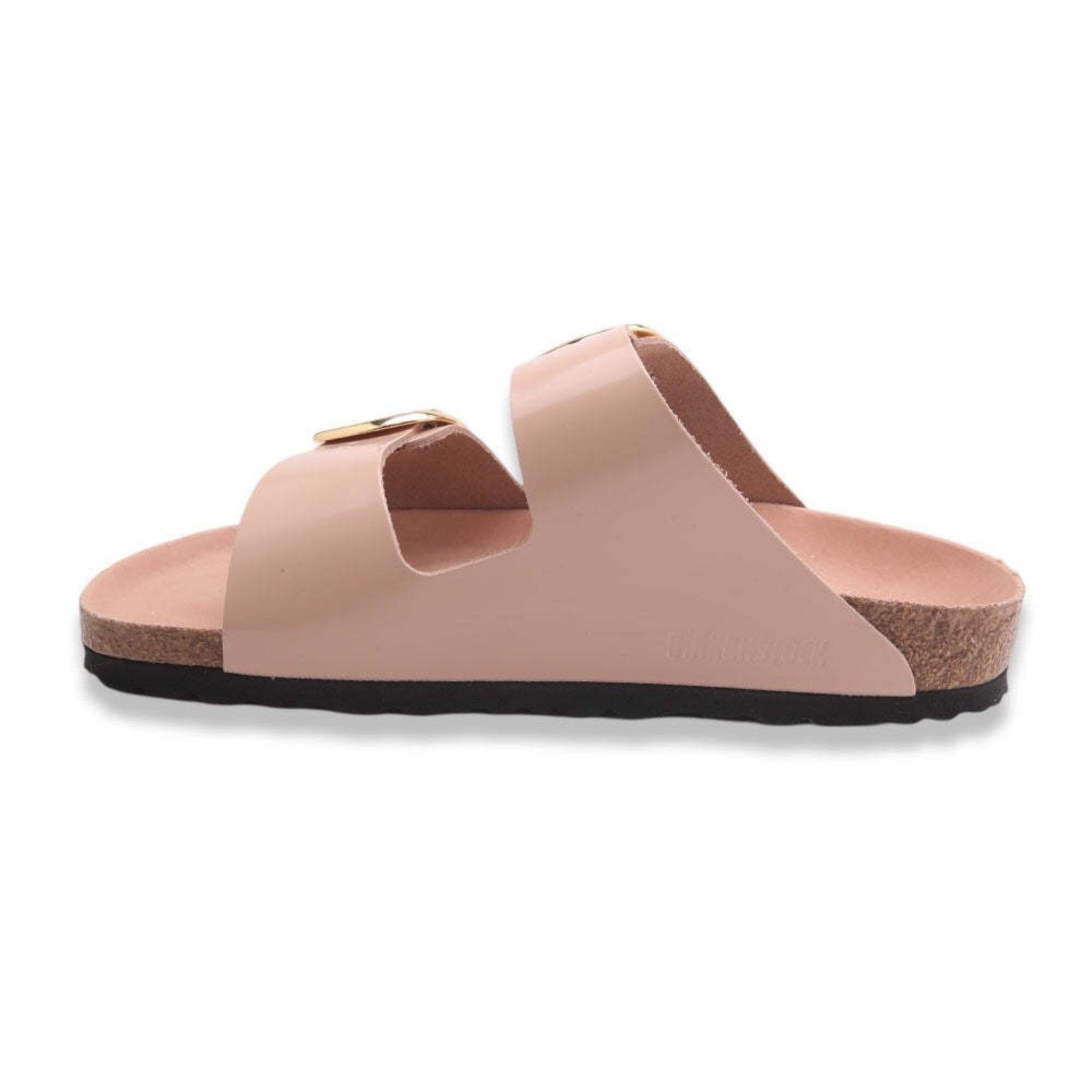 Birkenstock arizona big buckle shine beige