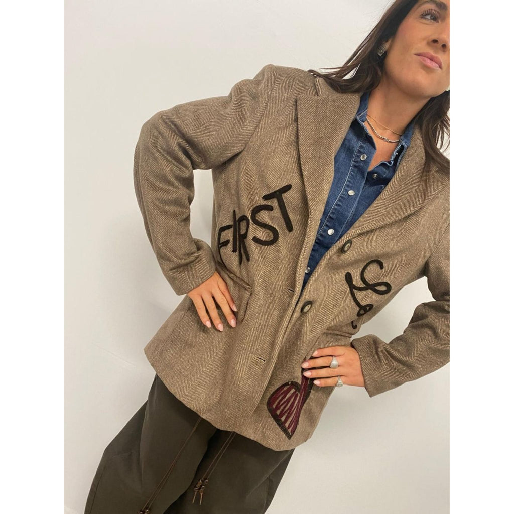 Ste giacca first love moro beige