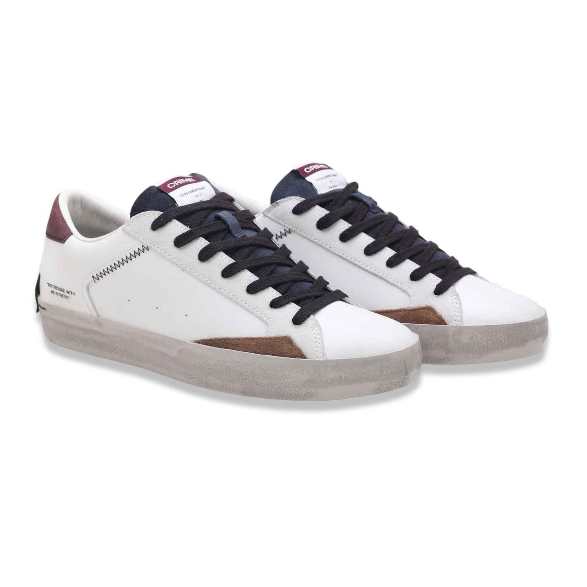 Crime London Distressed White